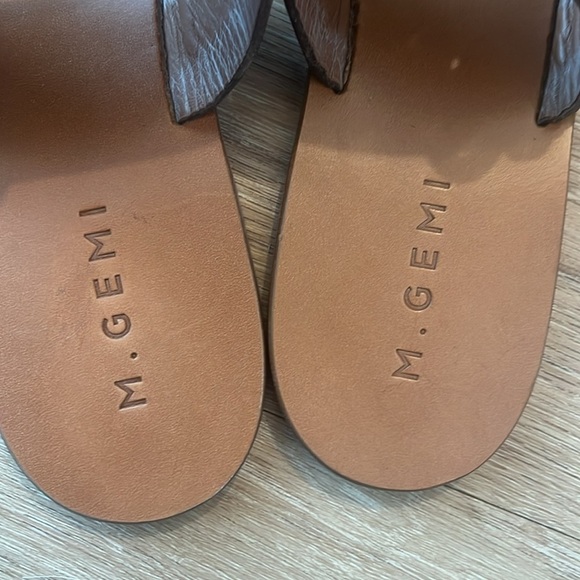 M.Gemi Tramonto Leather Buckle Sandals Size EU41/US10 - Picture 10 of 10
